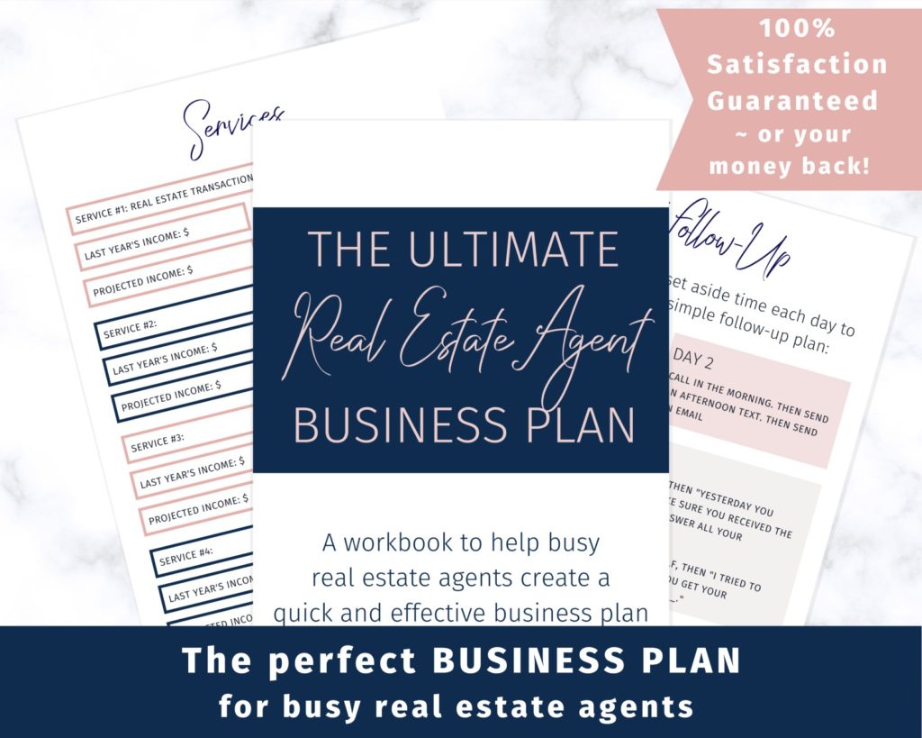 part time real estate agent business plan