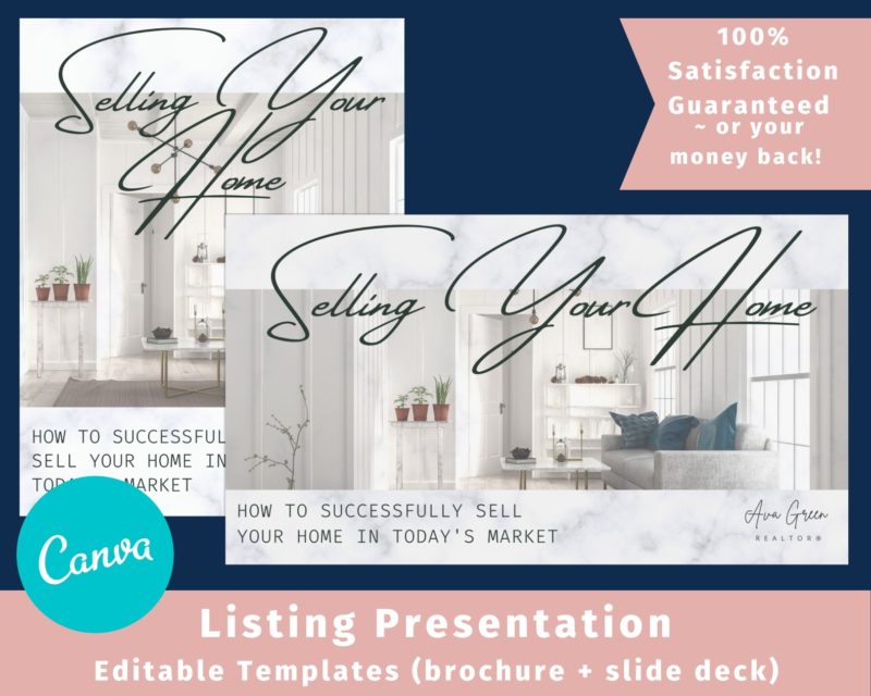 listing presentation for real estate agent