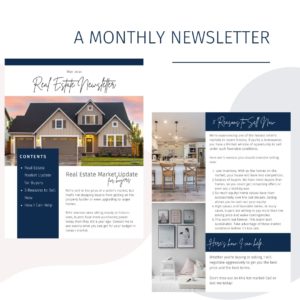 monthly real estate newsletter