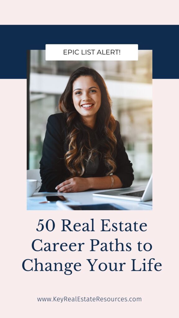 Looking to join the real estate industry? Or looking to shift paths from within? Check out this giant list of 50 real estate career paths! real estate jobs | careers in real estate